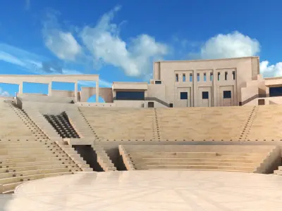  Katara Amphitheater Structure 