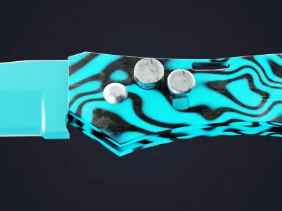 Combat Knife  Low-poly 3D model buy