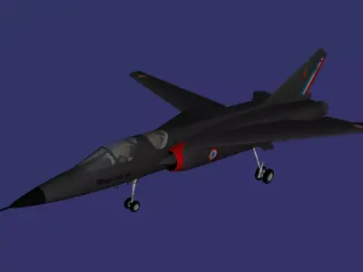 Mirage G8 Low-poly 3D model