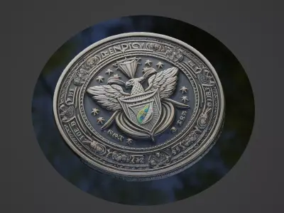 Football Medallion 3D print model