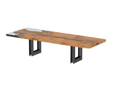 Kauri Beam Table 3D model