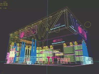 Exhibition - Area -6X9-3DMAX2009-042 3D model