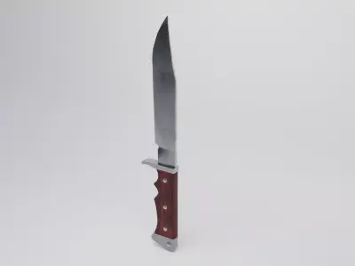 Knife Survival Hunting  Low-poly 3D model