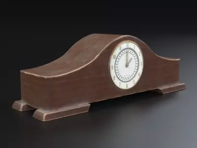 Antique Clock 3D model buy