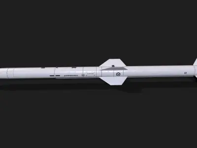pl15 air to air missile Low-poly 3D model
