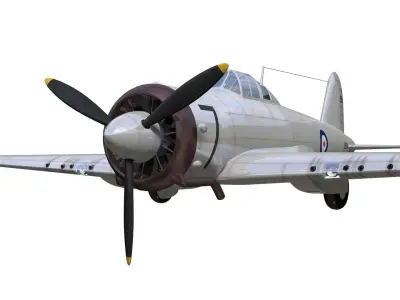GlosterF5 3D model