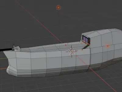 army ship 3D model