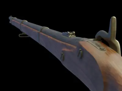 Springfield M1861 Low-poly 3D model