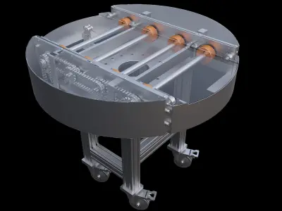 Sheet Metal Conveyor 3D model