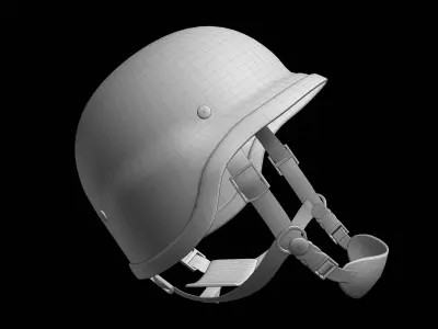 3D Model Military Helmet - Tactical Combat Gear 3D model