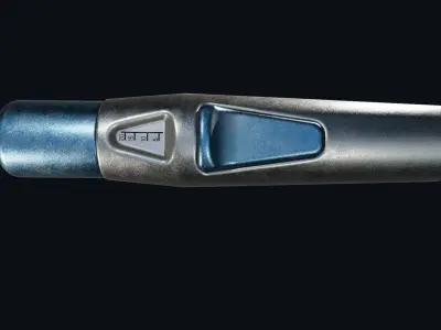 Medical injector Low-poly 3D model