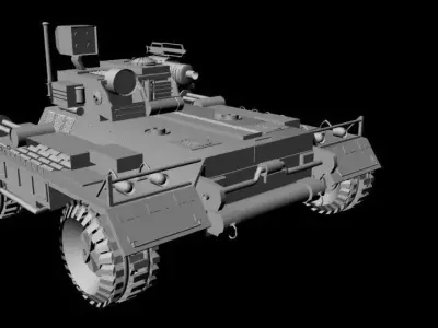 Military Tank 3D model purchase