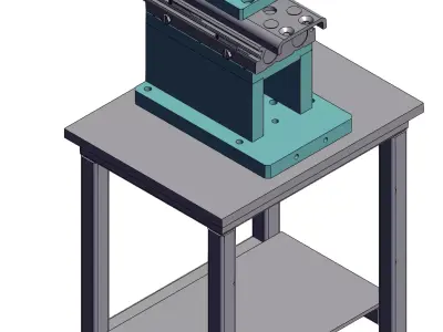Glass peeling robot 3D model