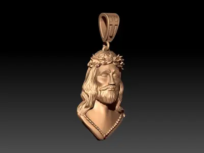 JESUS PENDANT 3D print model