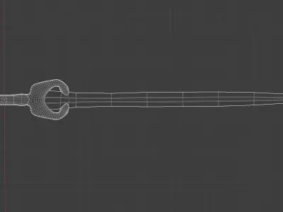 Serpent Sword Low-poly 3D model purchase
