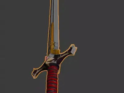 fantasy sword 3D model order