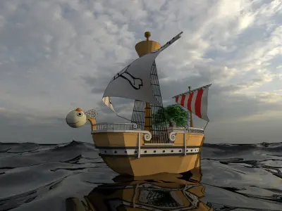 Going Merry One Piece  3D model
