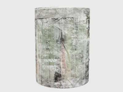 oil drum  Low-poly 3D model