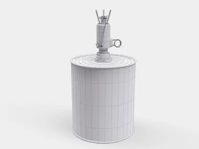 Bouncing Betty M16 Landmine 3D model