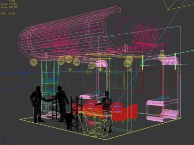 Exhibition - Area - 6X6-3DMAX2012-09 3D model
