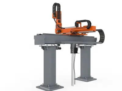 Linear Gantry Robot Adjustable 3D model