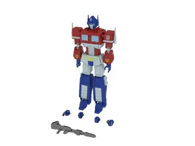 Optimus Prime G1  Action Figure  Free 3D print model