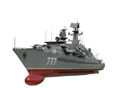 Russian Navy Neustrashimyy-class frigate Project 11540 3D model