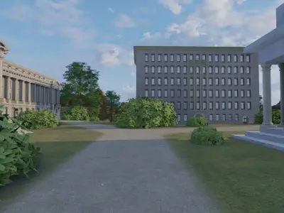 Ancient Coastal City 3D model