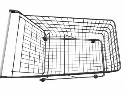Shopping cart 3D model shop