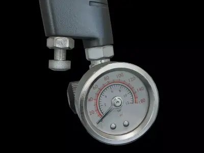 Spray Gun Low-poly 3D model purchase