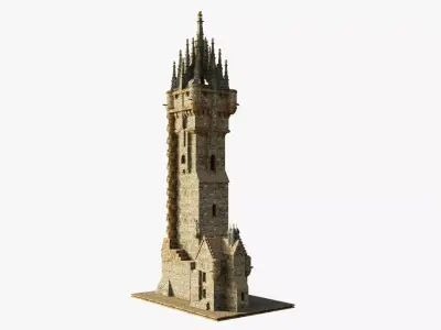 Wallace Monument 3D model