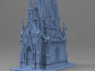 Halloween Mausoleum 5 3D model