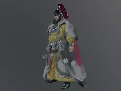 mongol statue Free 3D model