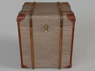 Southern Enterprises Devane Linen Trunk 3D model