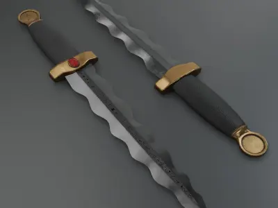 Ritualistic Dagger 3D model
