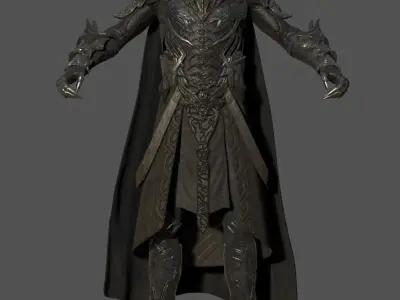 Armor 3D model lord of rings 3D model