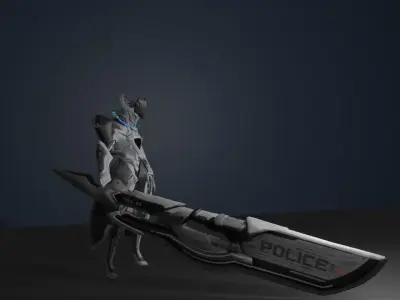axe legian 3D model