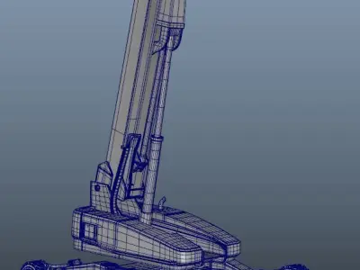  Genie SX180  Telescopic Boom Lift 3D model
