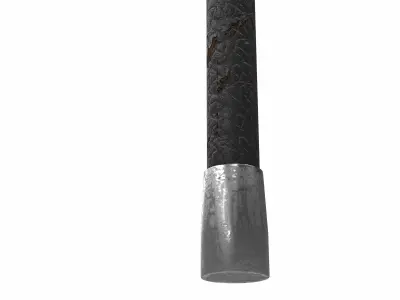 fencing sword 02  3D model