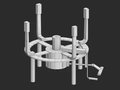 RQ16 Drone Low-poly 3D model