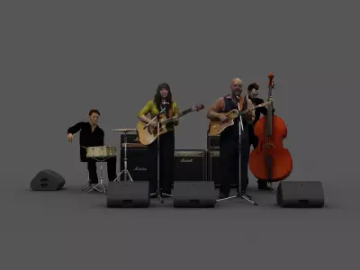 ACCOUSTIC BAND 3D Model 3D model