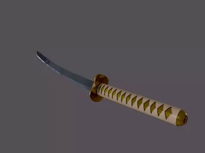 Katana Zenitsu Low-poly 3D model