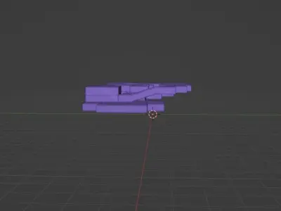 Underground Laboratory  Low-poly 3D model
