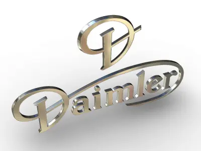 daimler logo 3D model