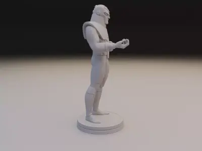 Brainiac The Collector of Worlds Statue 3D print model