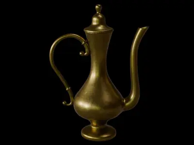 Arabic Traditional Teapot 3D model