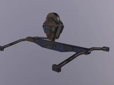 Crane Kit Low-poly 3D model