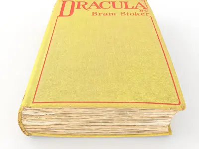 Bram Stoker Dracula Book First Edition 3D model