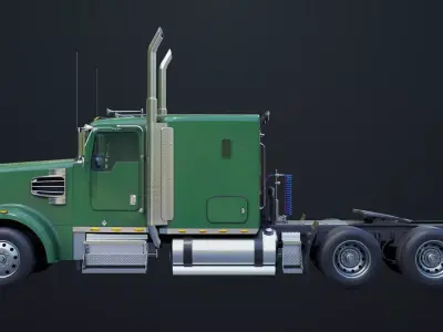 Heavy Truck 7 Chassis Generic Collection All PBR Textures  3D Model Pack