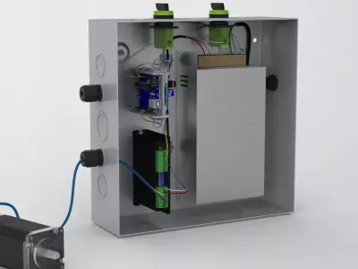 Motor control system 3D model